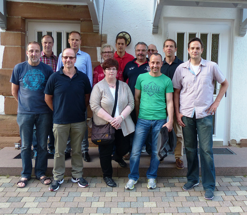 Mitglieder des Ortsbeirates und der CDU-Stadtverordnetenfraktion bei ihrem Besuch in Friedrichshausen