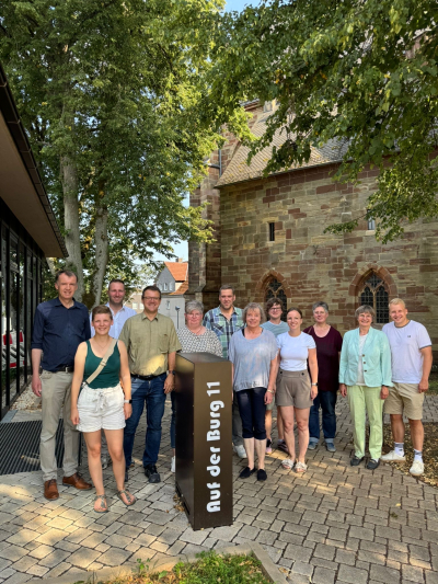 CDU Frankenberg besucht mit Claudia Ravensburg die Evangelische Kirche