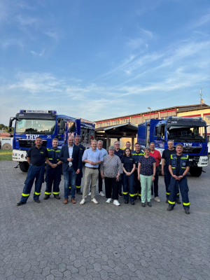 Die CDU Frankenberg zu Besuch beim THW-Ortsverband Frankenberg