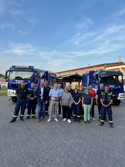 Die CDU Frankenberg zu Besuch beim THW-Ortsverband Frankenberg